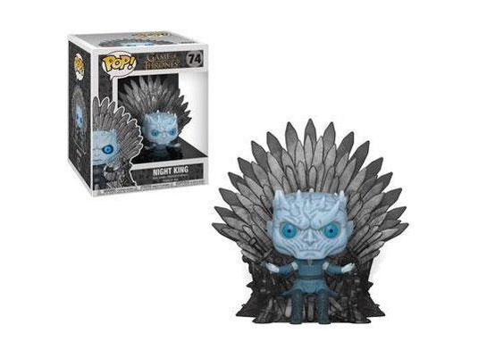 Funko Pop! Deluxe: Game of Thrones S10- Night King Sitting on Iron Throne - Dragons Trading