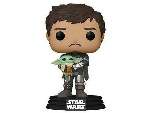 Star Wars: Mandalorian- Mando Holding Child Pop