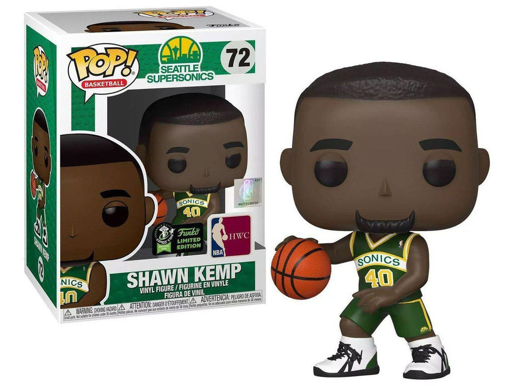 [Preorder] NBA Stars: SuperSonics - Shawn Kemp Pop Figure (2020 Spring Convention Exclusive) - [barcode] - Dragons Trading