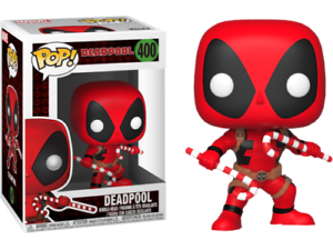 Marvel Holiday - Deadpool w/ Candy Canes Pop