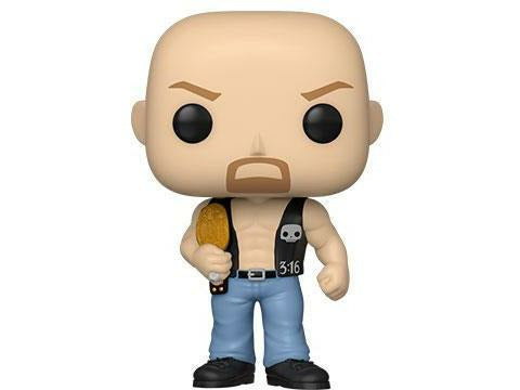 WWE: SC Steve Austin w/Belt (MT)